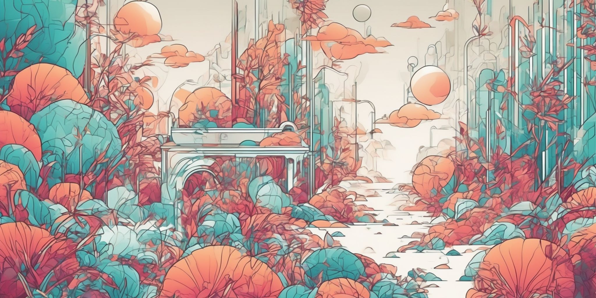 typical in illustration style with gradients and white background