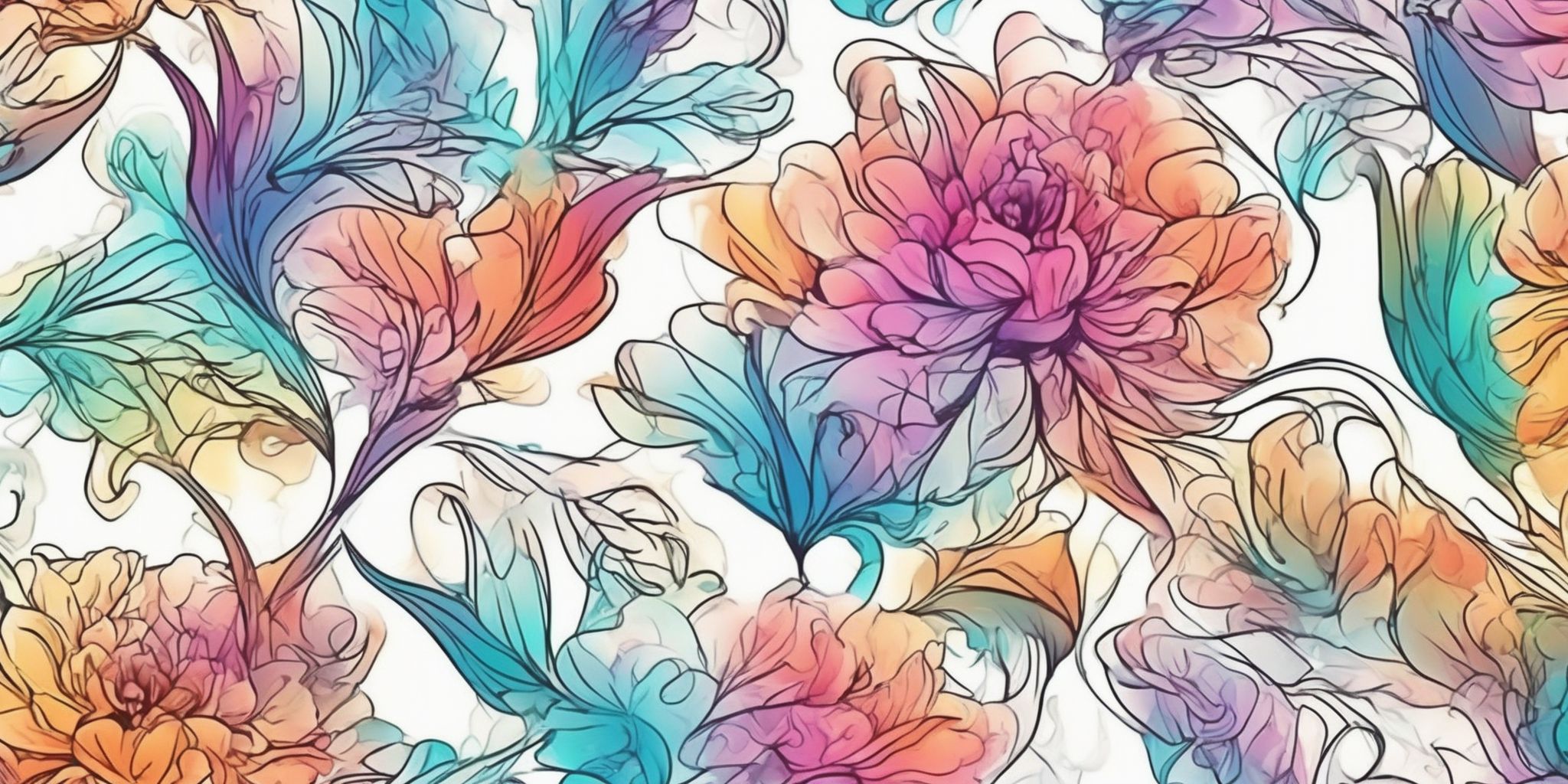 Ideal in illustration style with gradients and white background