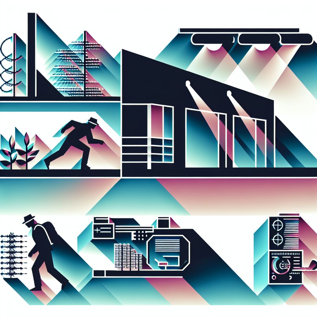 Infiltration in illustration style with gradients and white background
