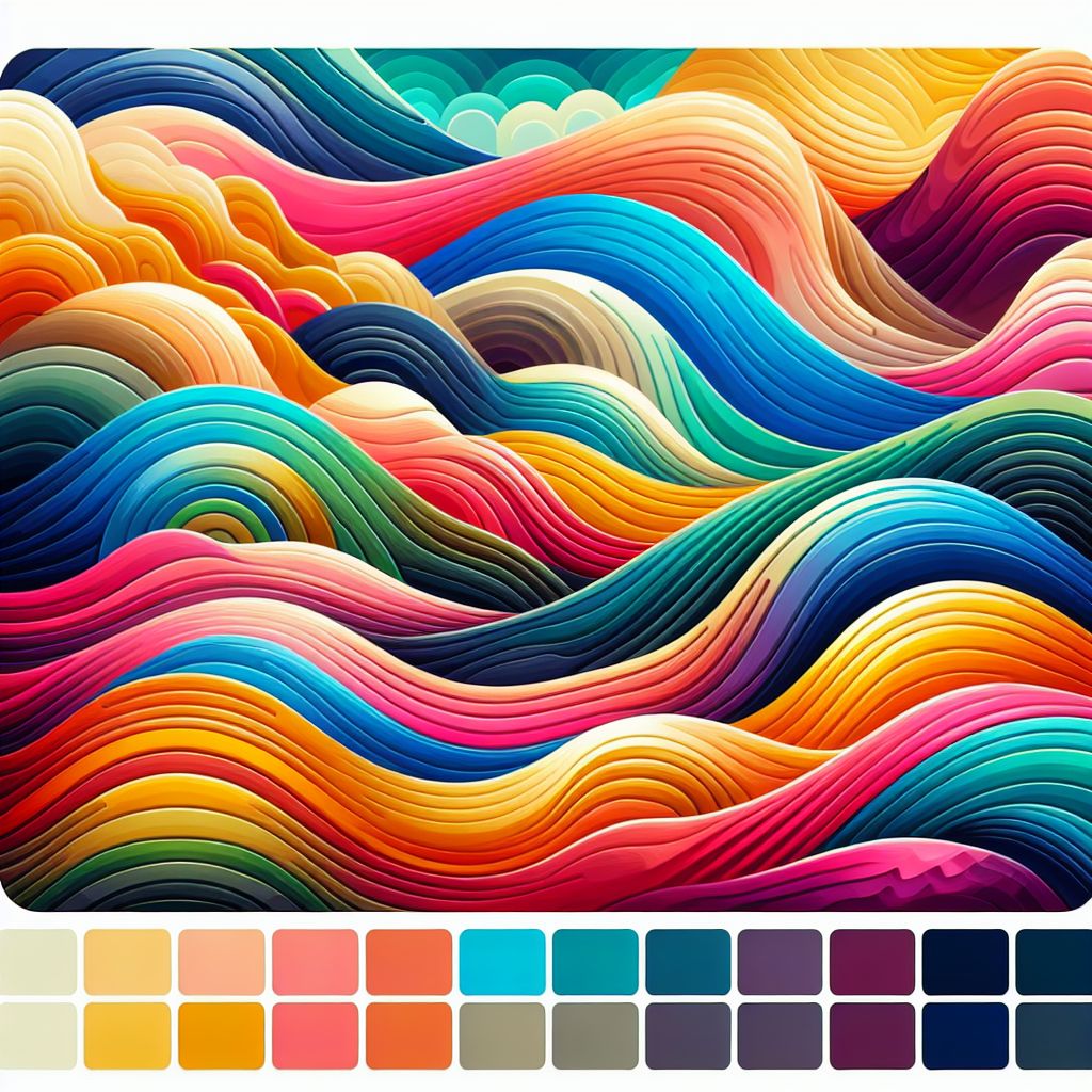 adapt in illustration style with gradients and white background