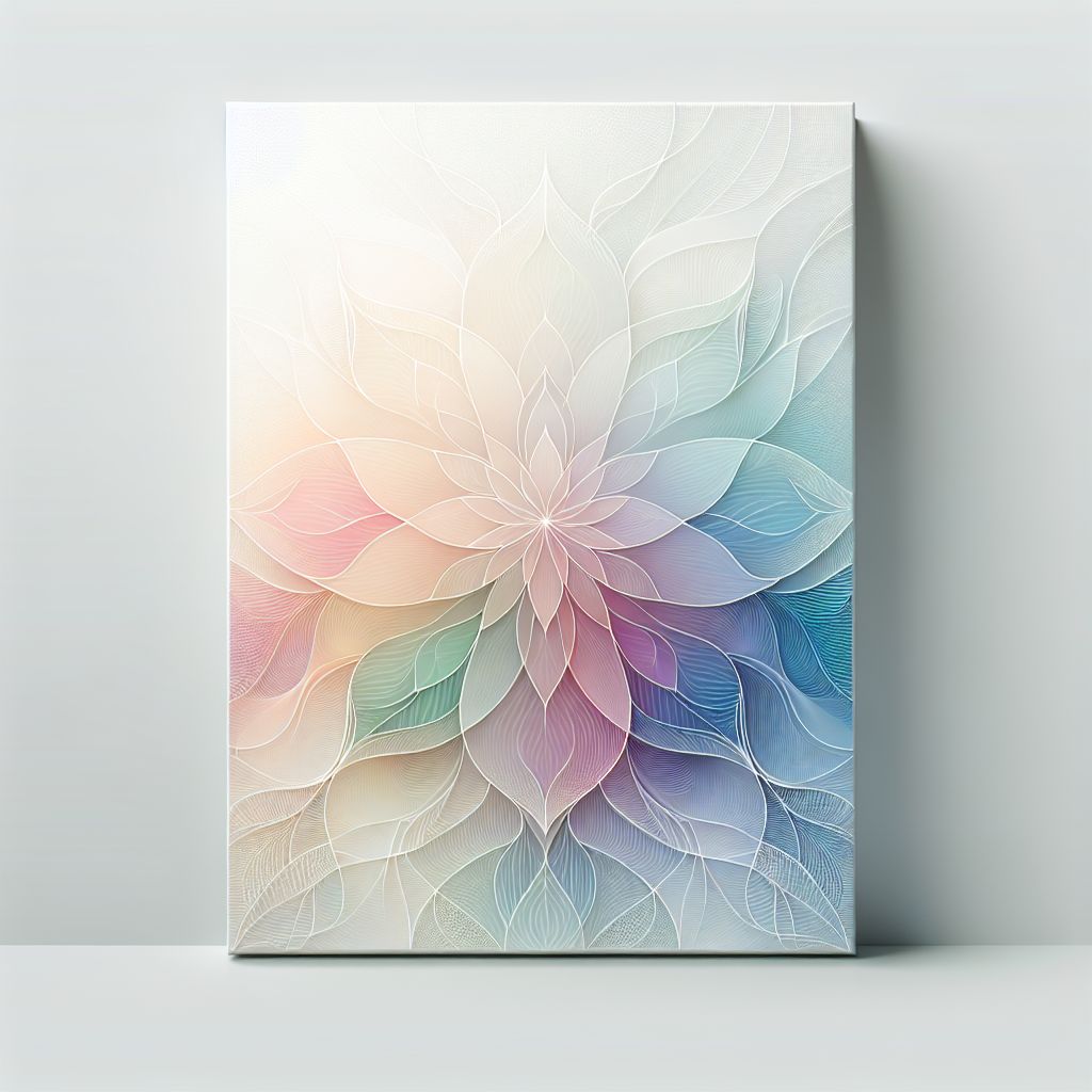 Insight in illustration style with gradients and white background