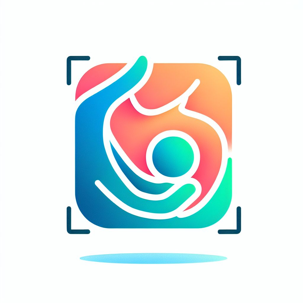 foster in illustration style with gradients and white background