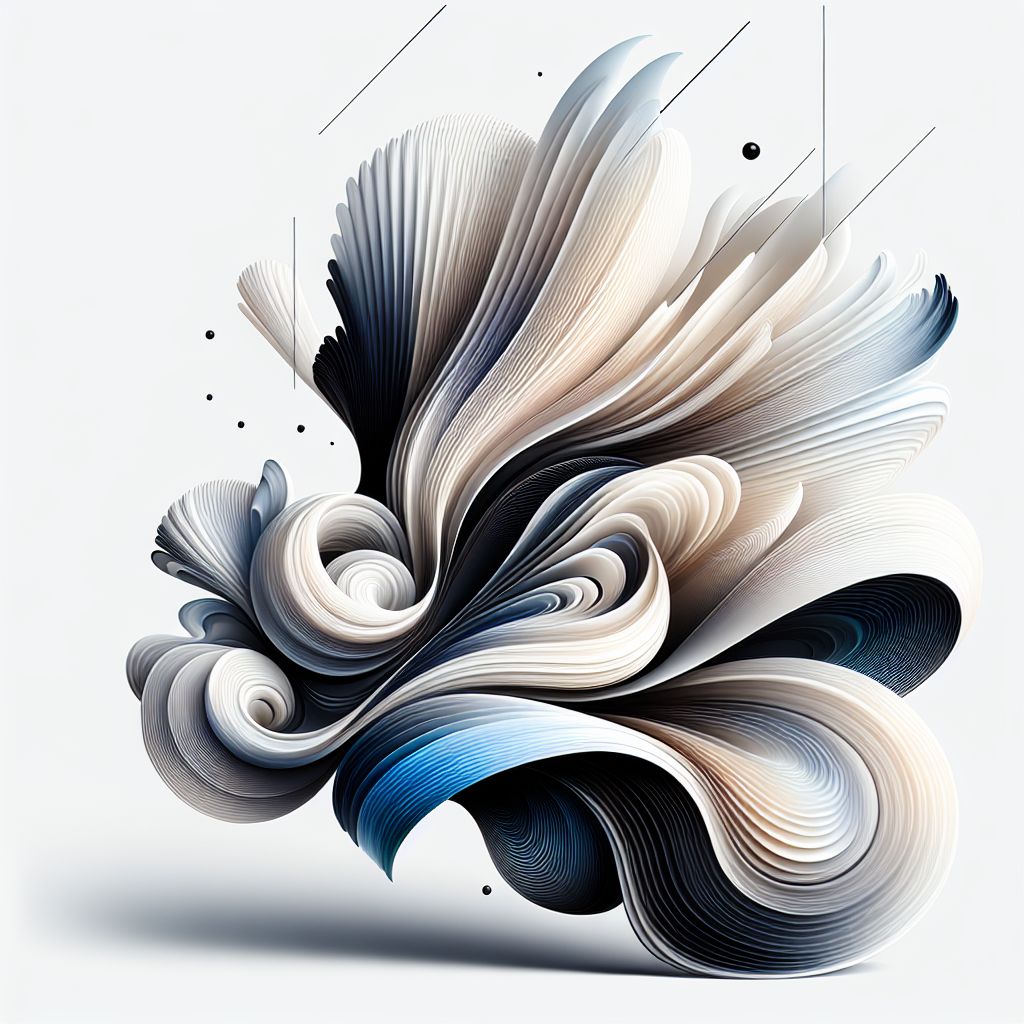 Profiling in illustration style with gradients and white background