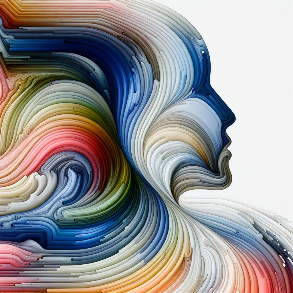 inspiration in illustration style with gradients and white background