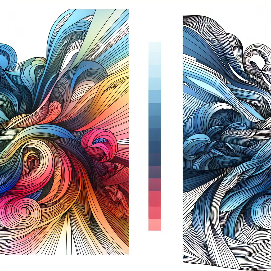 Explore in illustration style with gradients and white background