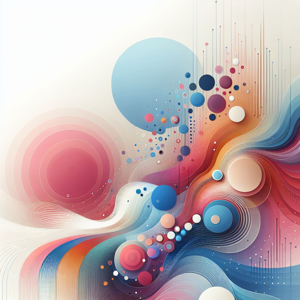 Automated in illustration style with gradients and white background