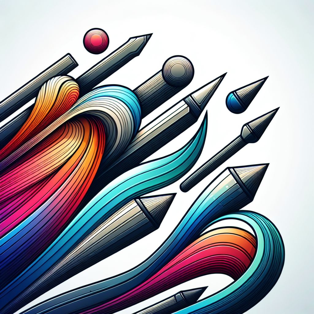 tips in illustration style with gradients and white background