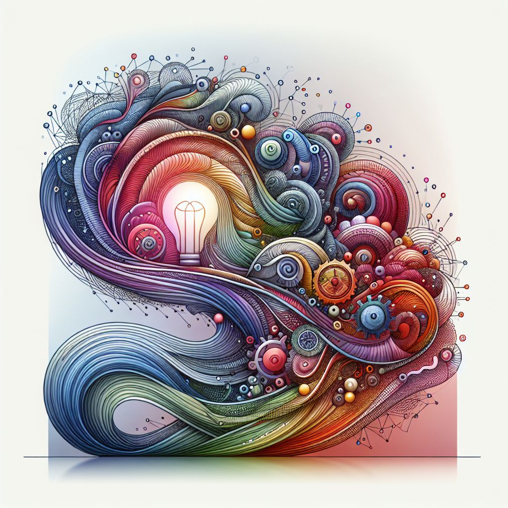 Pioneering breakthroughs in illustration style with gradients and white background