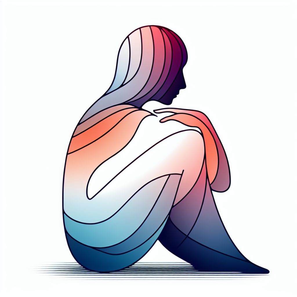 Insight in illustration style with gradients and white background
