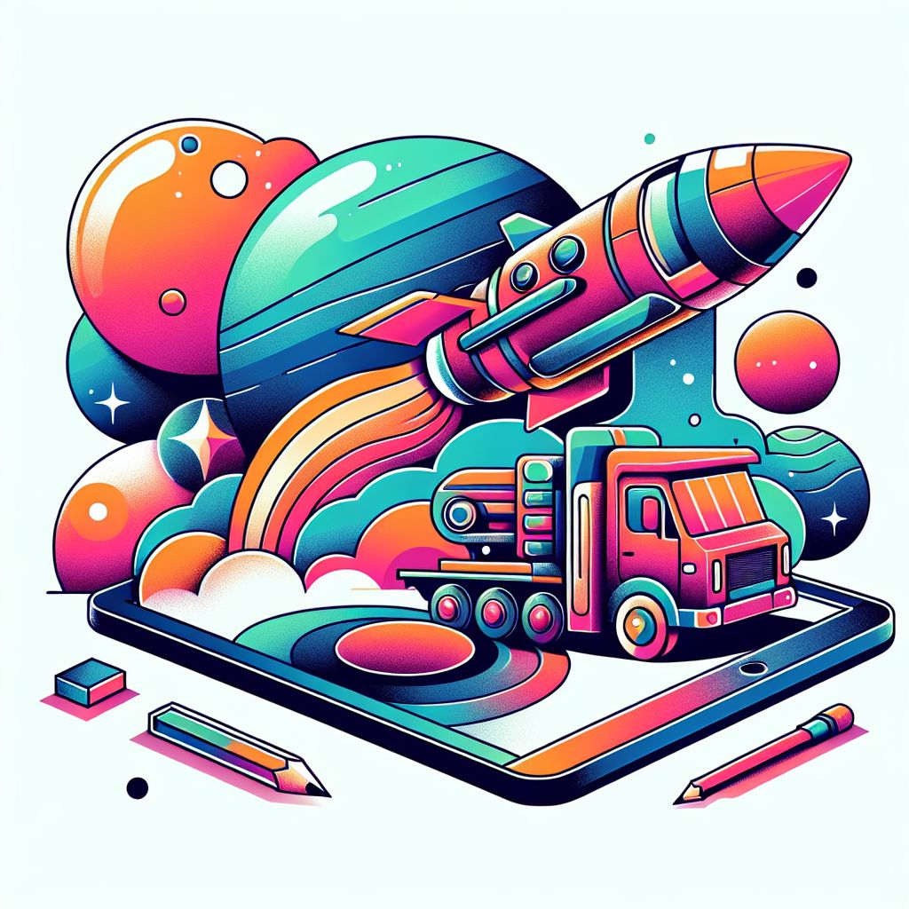 Presumptions in illustration style with gradients and white background