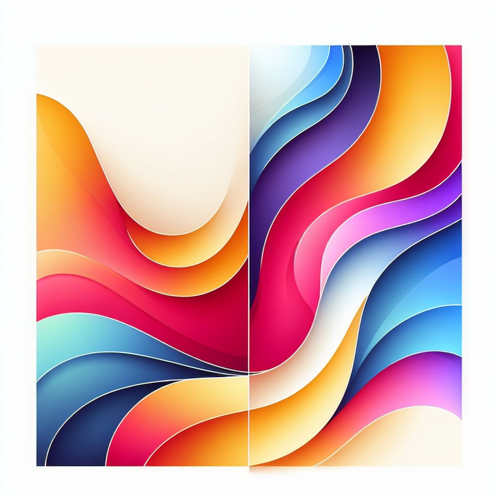 Uncover in illustration style with gradients and white background