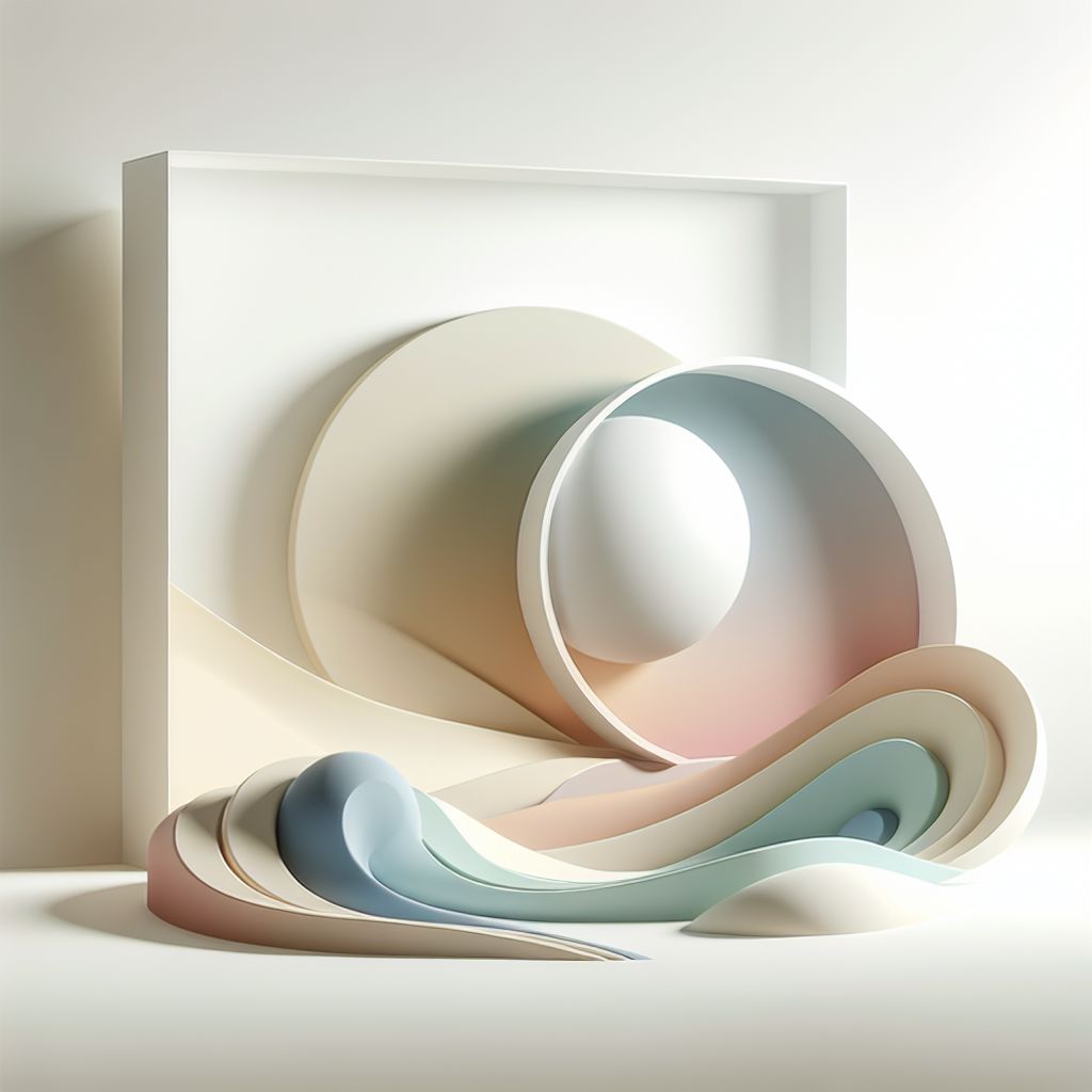 approach in illustration style with gradients and white background