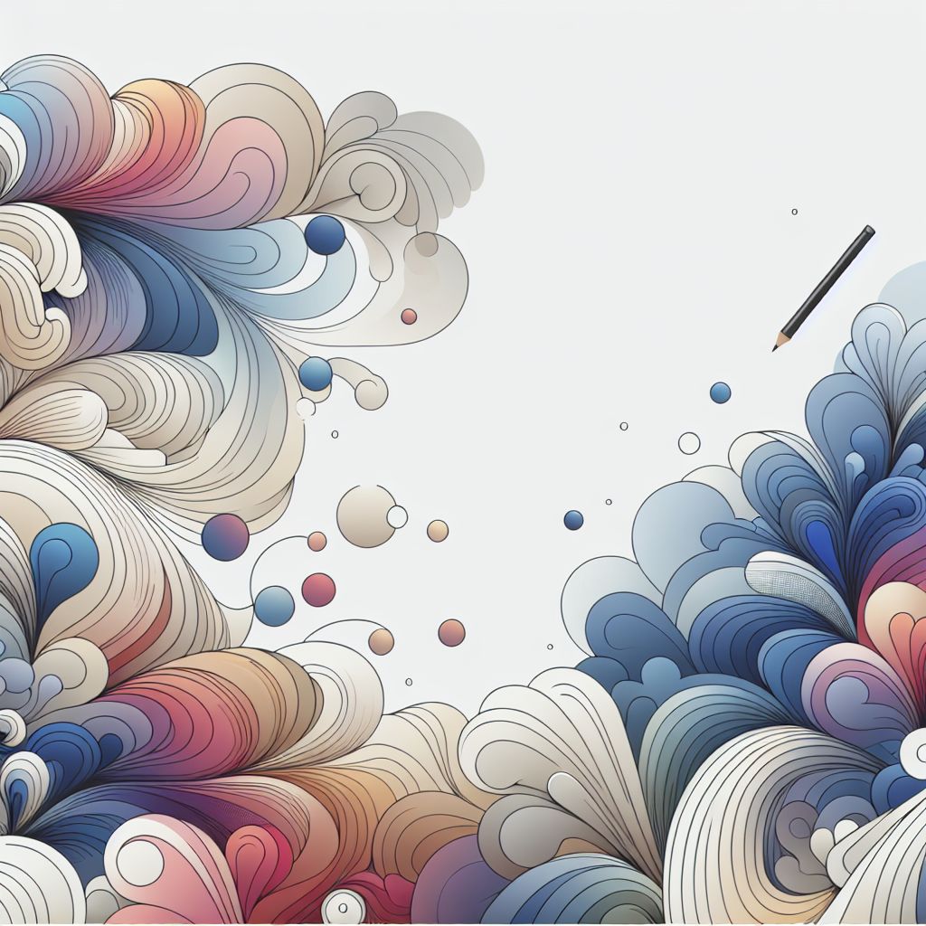 assemble in illustration style with gradients and white background