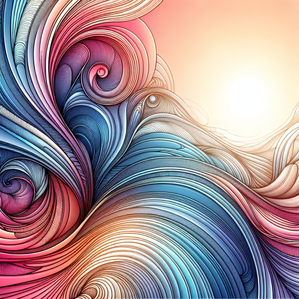 Assistance in illustration style with gradients and white background