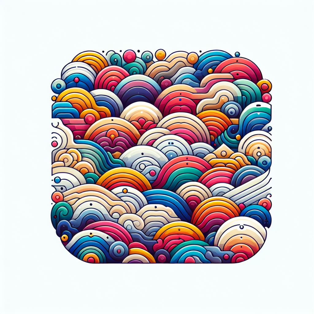 Good source in illustration style with gradients and white background