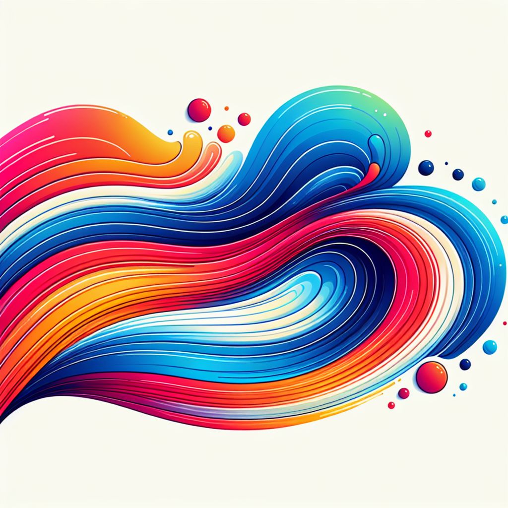amplify in illustration style with gradients and white background
