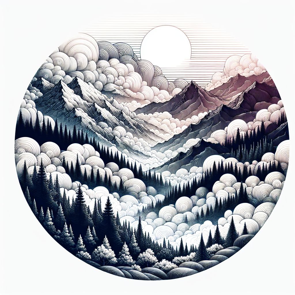 decipher in illustration style with gradients and white background