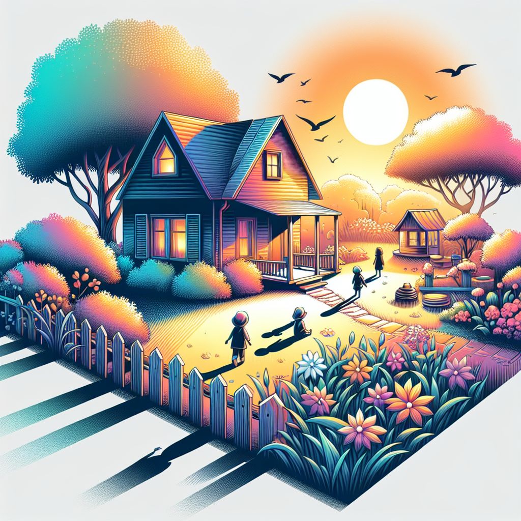 Method in illustration style with gradients and white background
