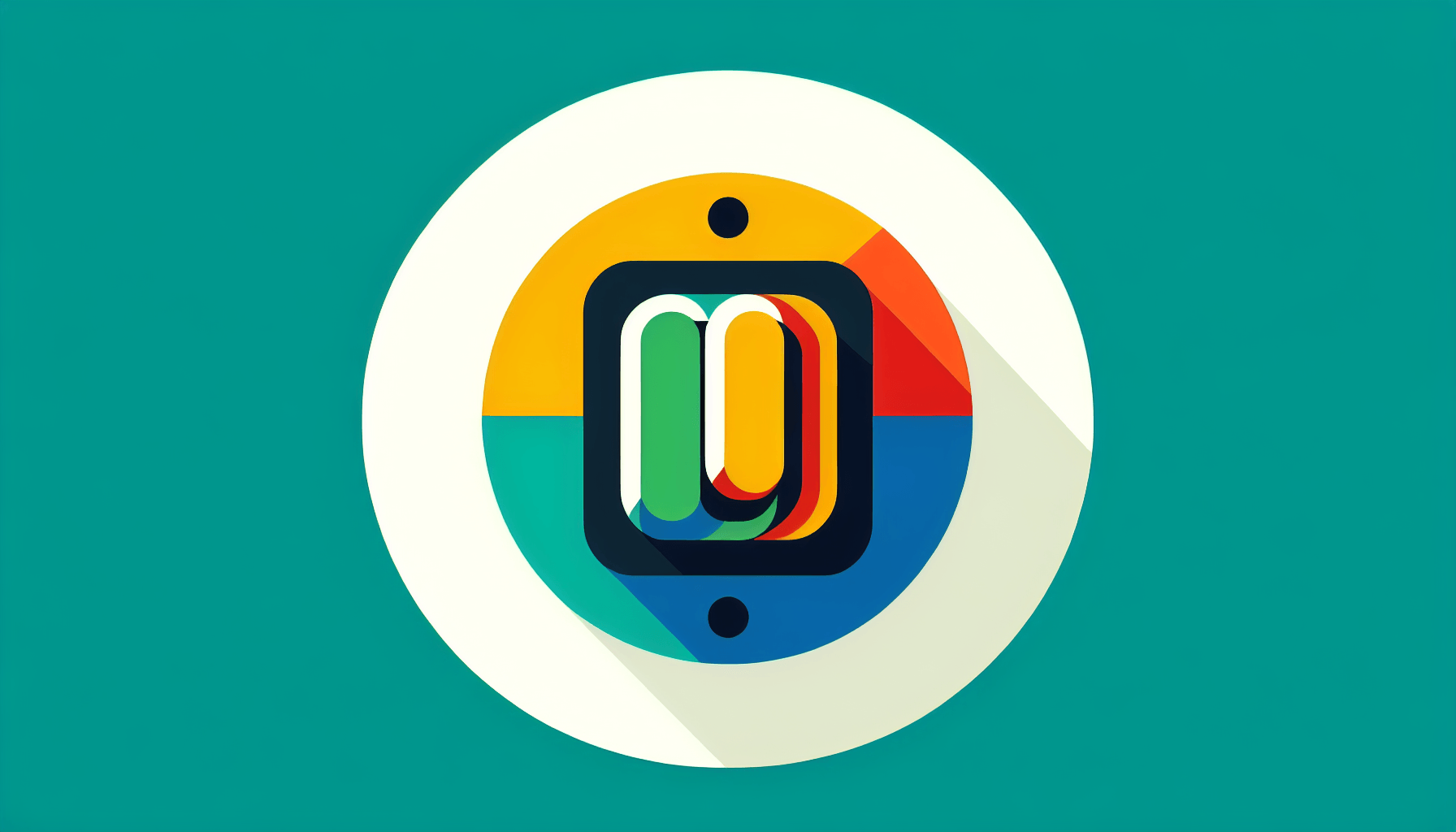 Switch in flat illustration style and white background, red #f47574, green #88c7a8, yellow #fcc44b, and blue #645bc8 colors.