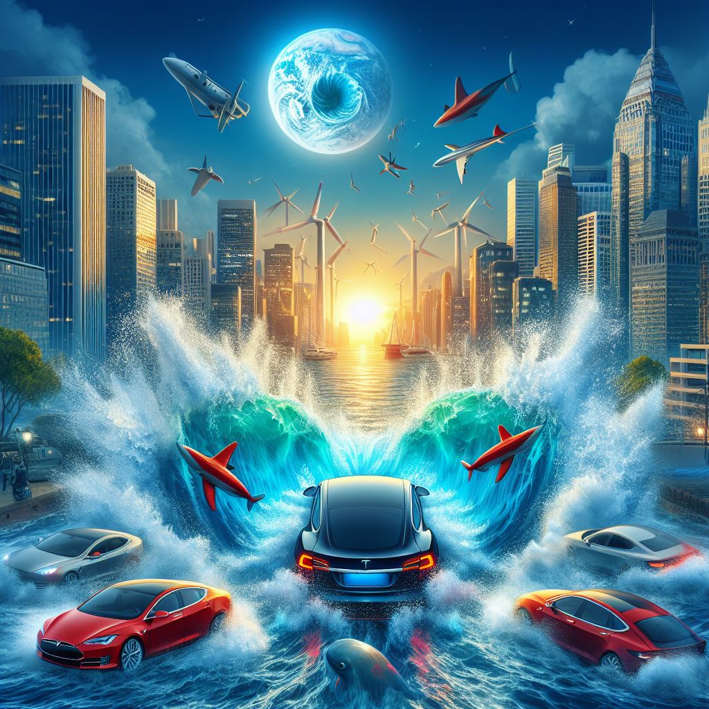 How Tesla Made a Splash in the Blue Ocean