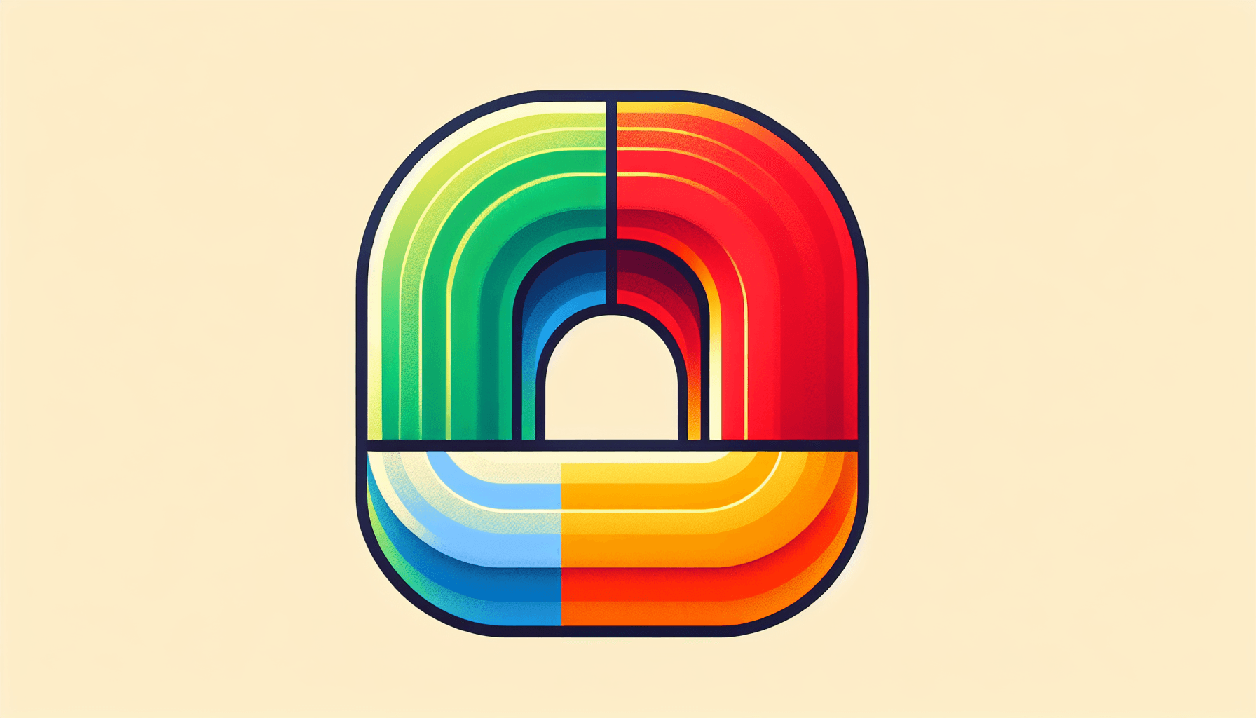 Magnet in flat illustration style and white background, red #f47574, green #88c7a8, yellow #fcc44b, and blue #645bc8 colors.