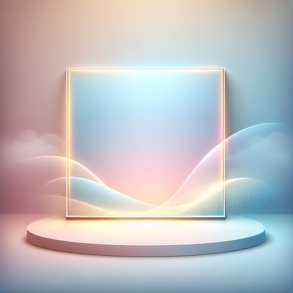 Screen in illustration style with gradients and white background