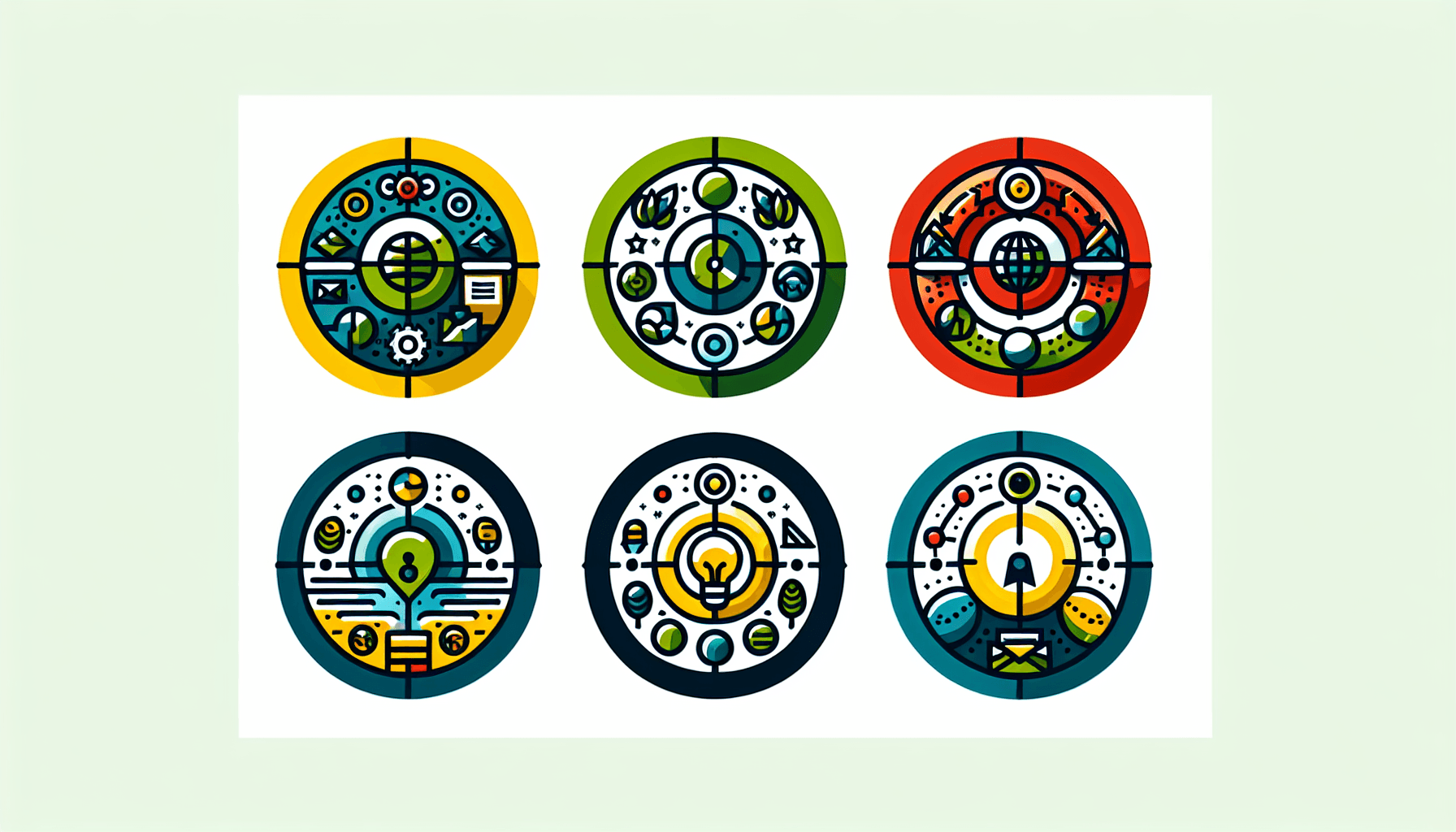 What are the 5 circular business models of Accenture? in flat illustration style and white background, red #f47574, green #88c7a8, yellow #fcc44b, and blue #645bc8 colors.