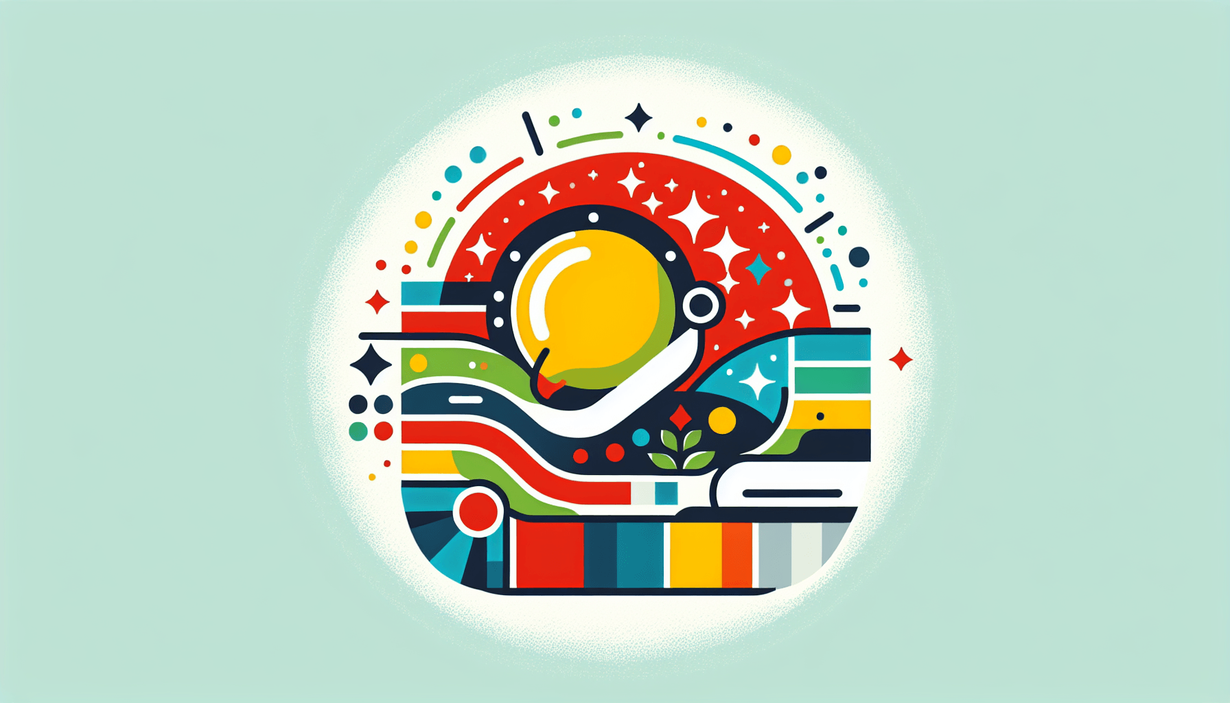 Competitive advantage -> Silver lining in flat illustration style and white background, red #f47574, green #88c7a8, yellow #fcc44b, and blue #645bc8 colors.