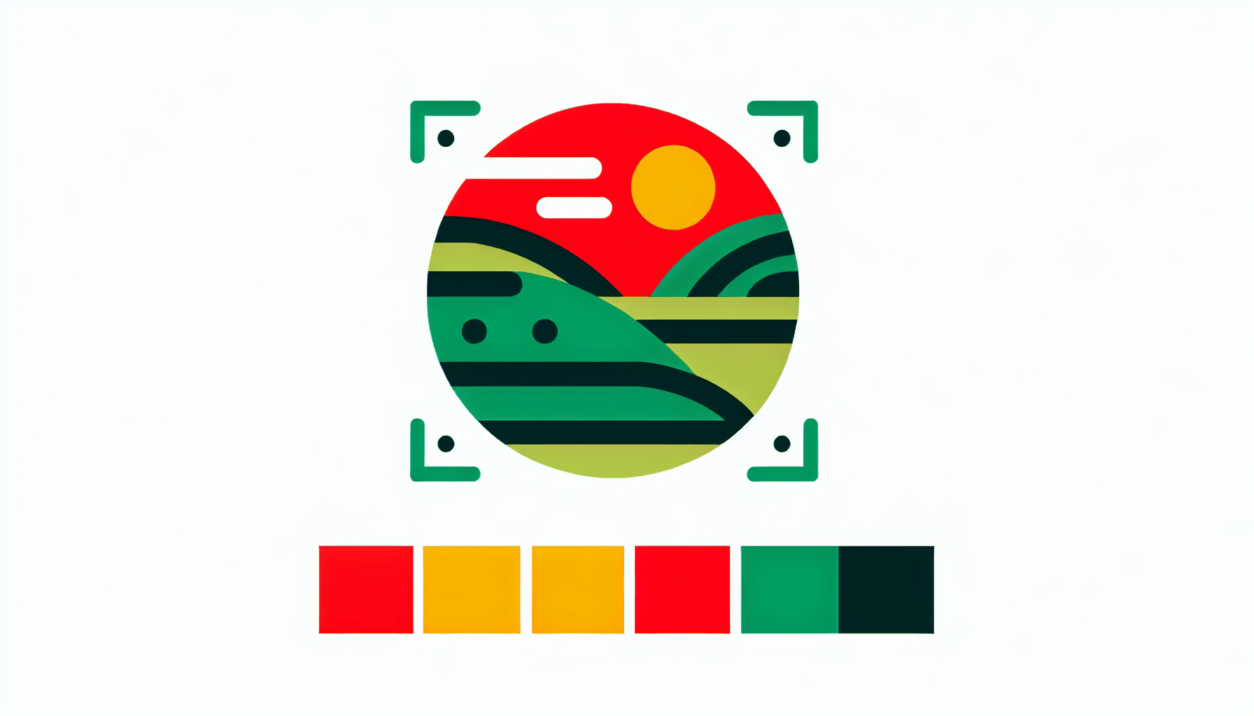 Canva AI -> Template in flat illustration style and white background, red #f47574, green #88c7a8, yellow #fcc44b, and blue #645bc8 colors.