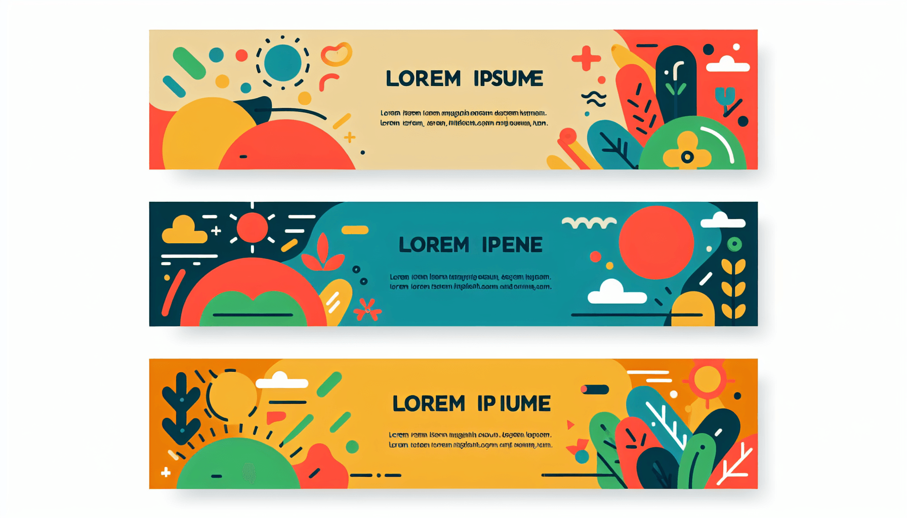 Slogan -> Banner in flat illustration style and white background, red #f47574, green #88c7a8, yellow #fcc44b, and blue #645bc8 colors.