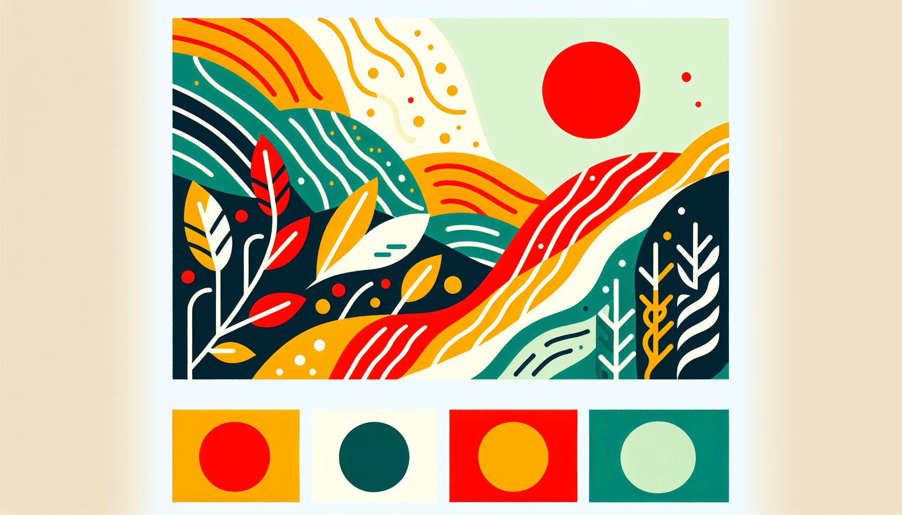 Foundation in flat illustration style and white background, red #f47574, green #88c7a8, yellow #fcc44b, and blue #645bc8 colors.