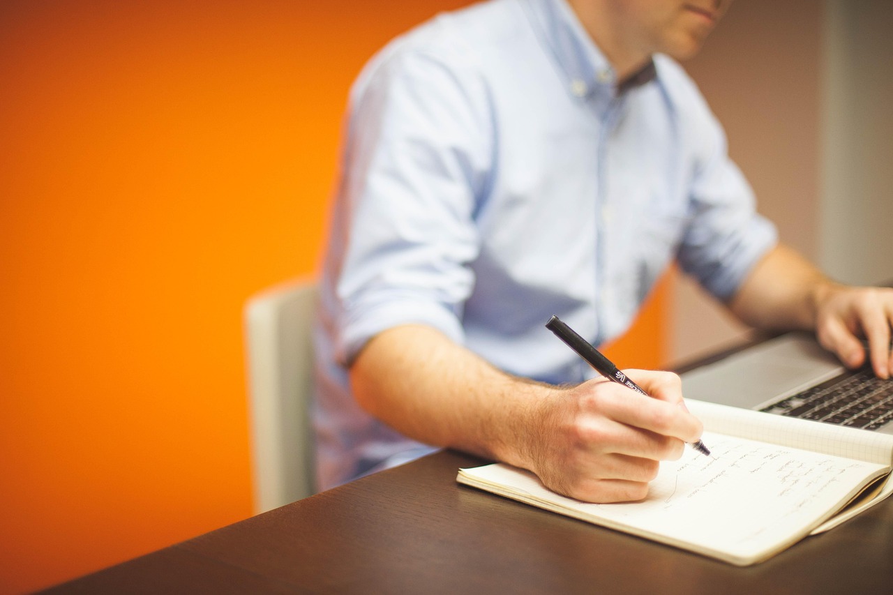 Businessman building a business plan for the longevity economy